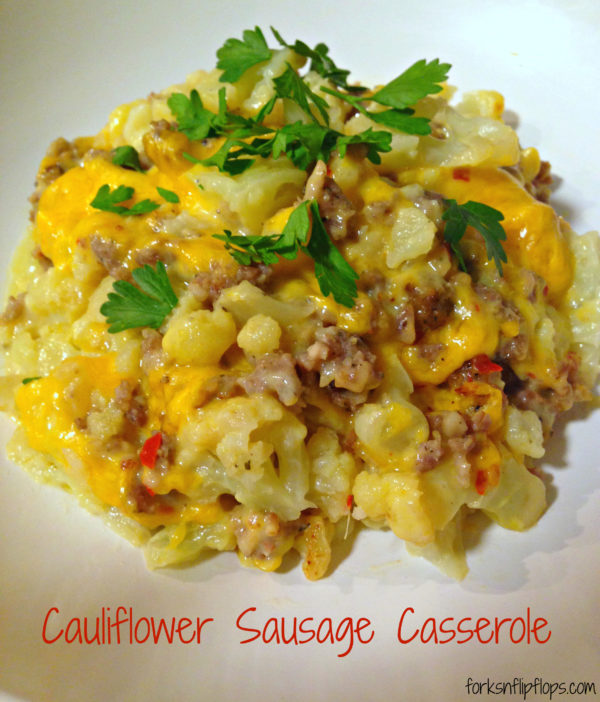 cauliflower-sausage-casserole