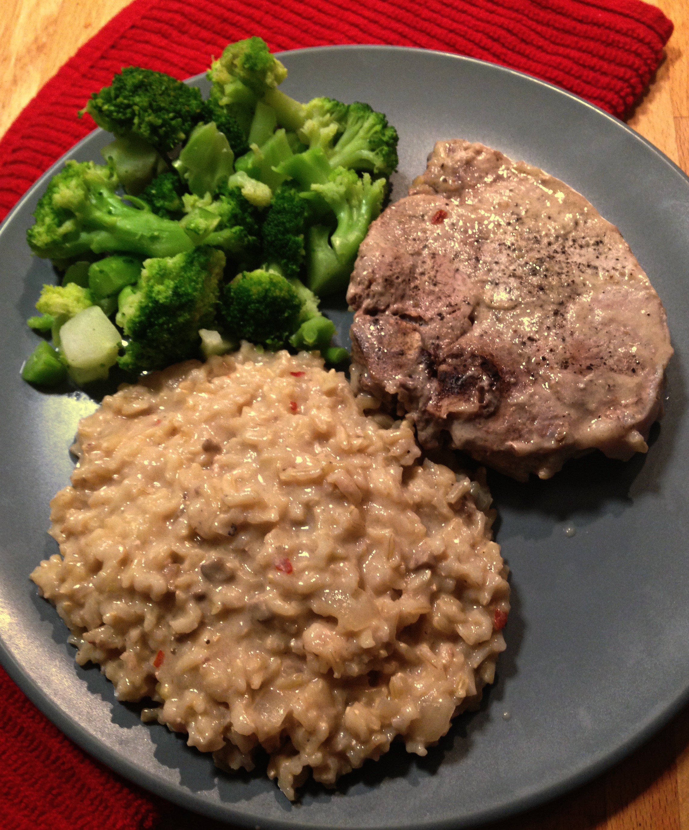 One Pan Pork Chops and Rice - Forks 'n' Flip Flops
