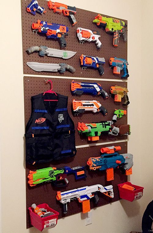 diy-nerf-gun-wall