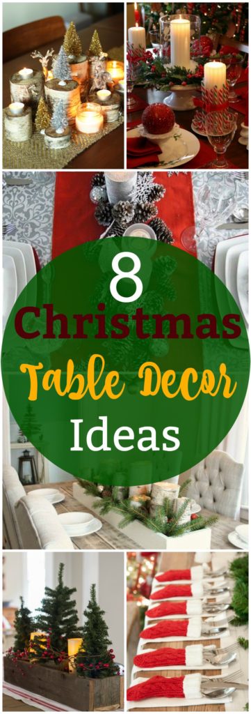 8 Christmas Table Decor Ideas