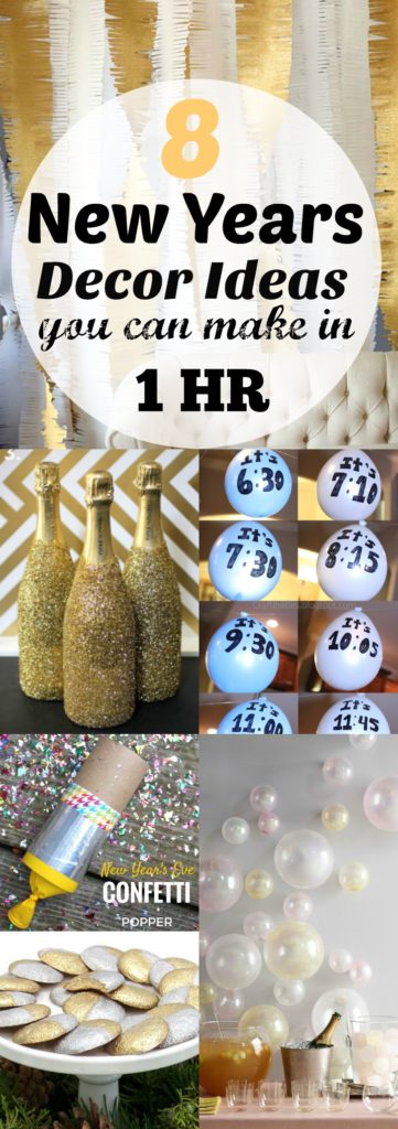 8 New Years Decor Ideas You Can Make in 1 Hr
