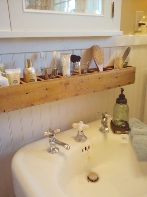 DIY Over the Sink Storage