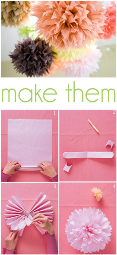 Tissue-Paper-Pom-Poms