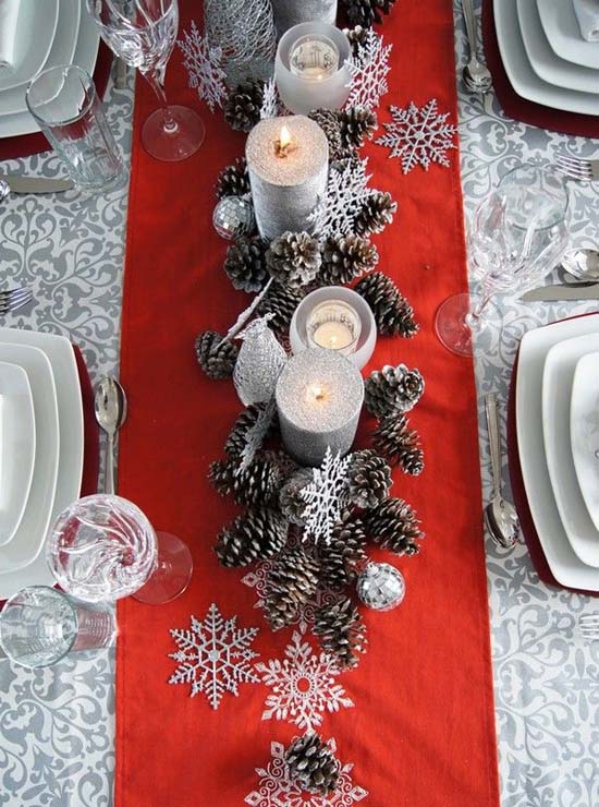 8 DIY Christmas Table Decoration Ideas - Forks 'n' Flip Flops