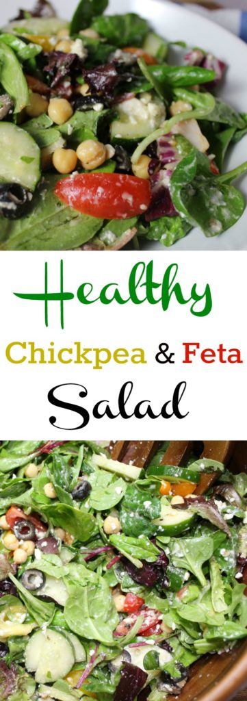 Healthy Chickpea and Feta Salad