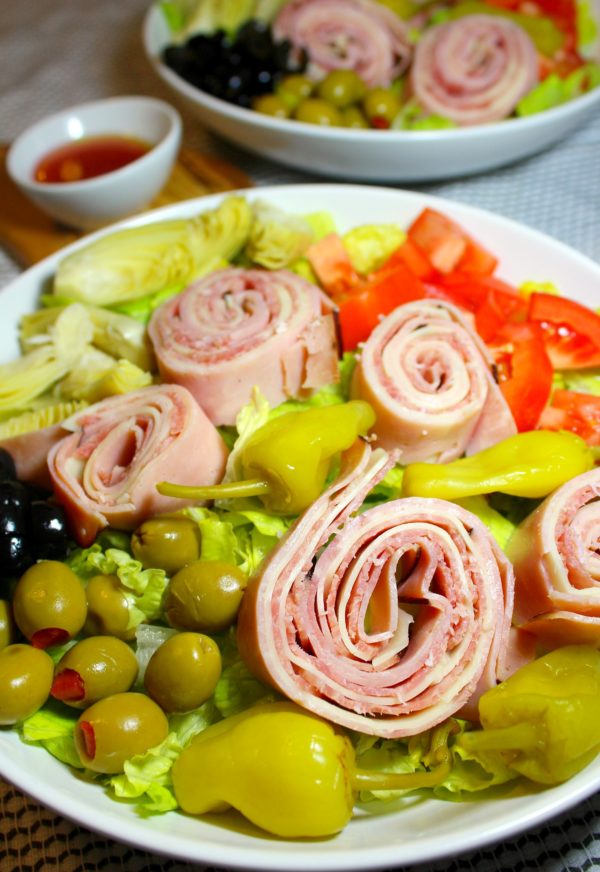 Antipasto Pinwheel Salad Forks 'n' Flip Flops