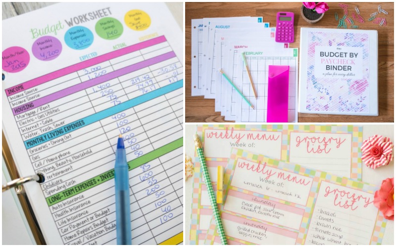 10 Free And Brilliant Budget Printables To Organize Your Finances Forks N Flip Flops