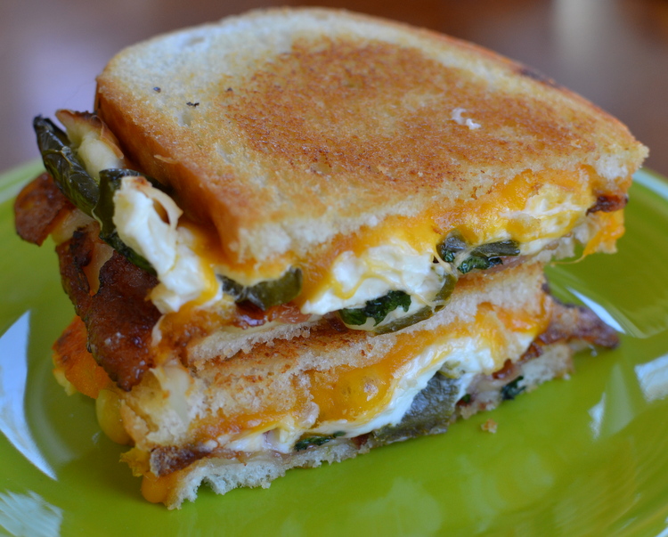 Jalapeno Popper Grilled Cheese