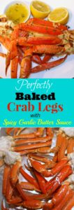 Perfectly Baked Crab Legs with Spicy Garlic Butter - Forks 'n' Flip Flops