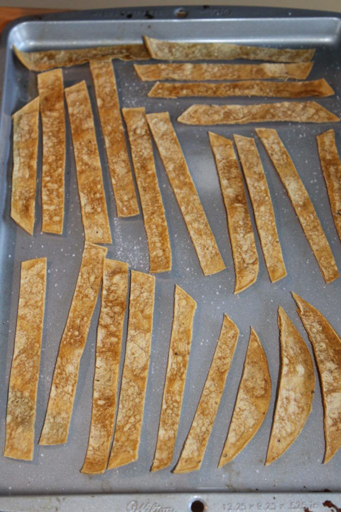 Homemade Tortilla Chip Strips