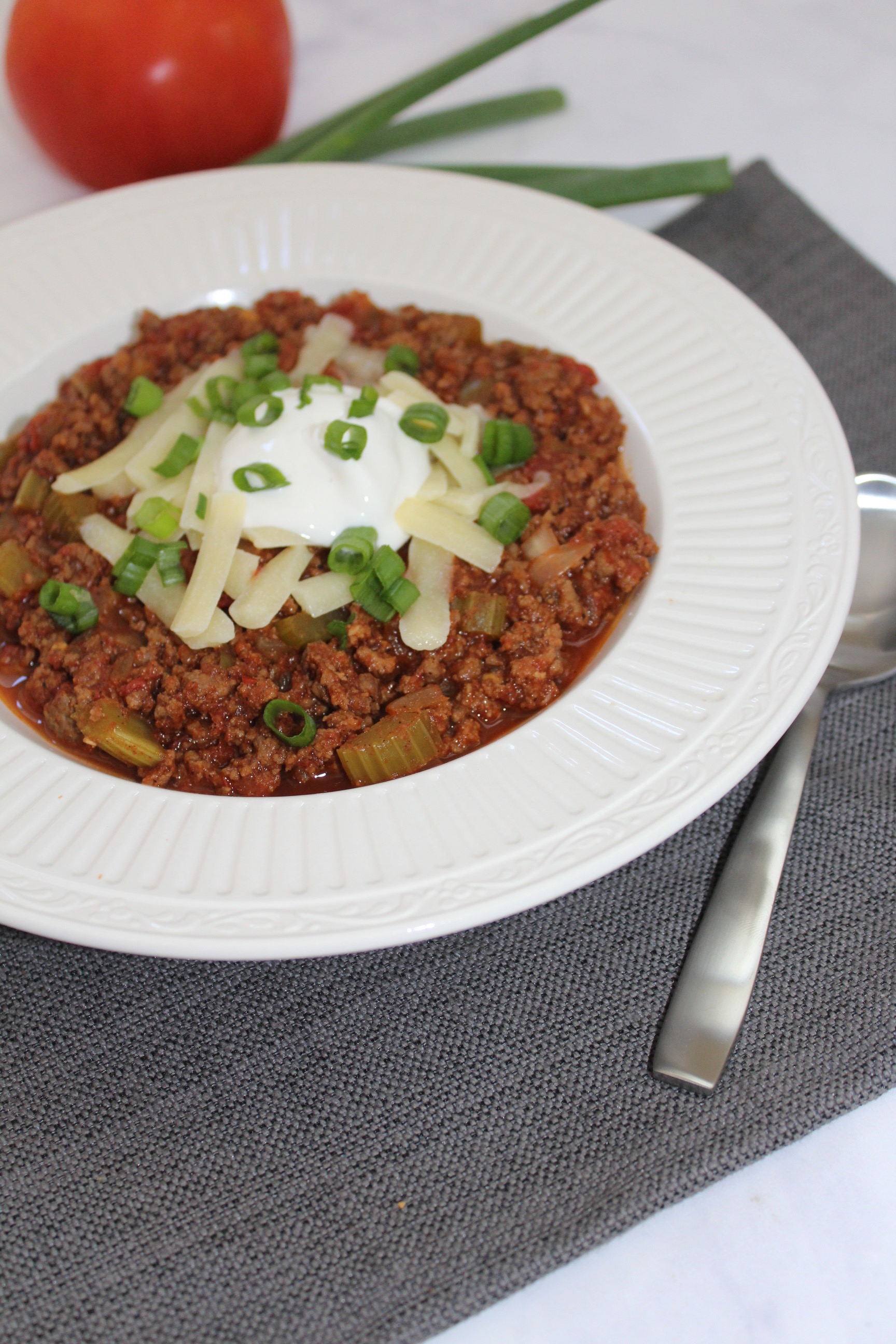 Low Carb Crockpot Chili - Forks 'n' Flip Flops