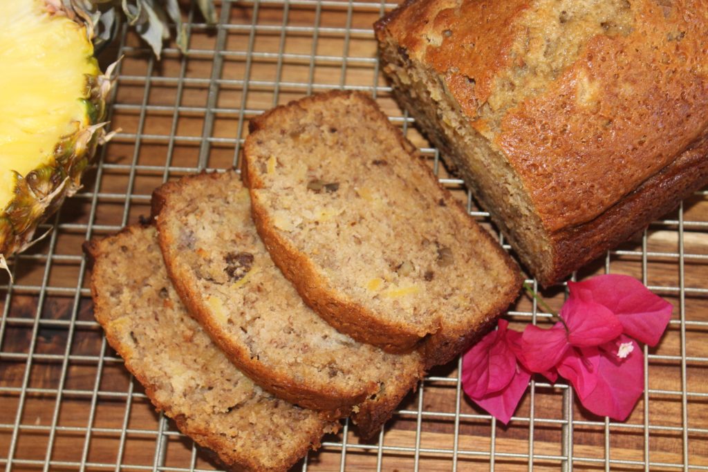 Hawaiian Banana Nut Bread