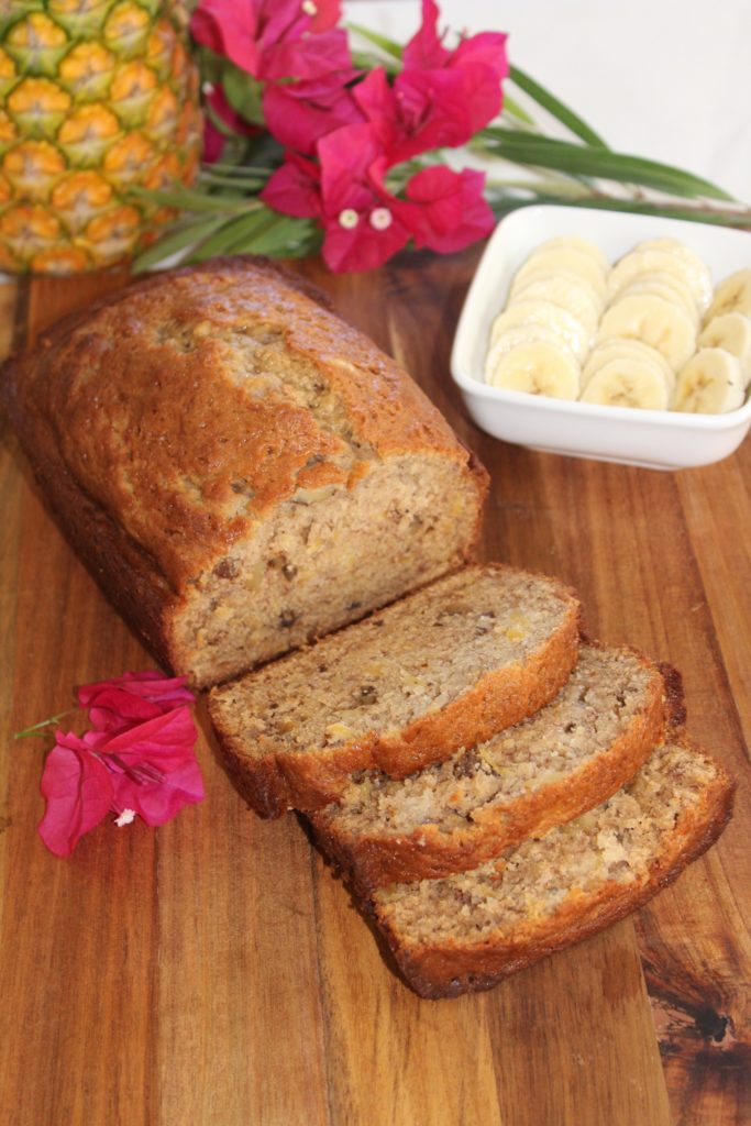 Hawaiian Banana Nut Bread