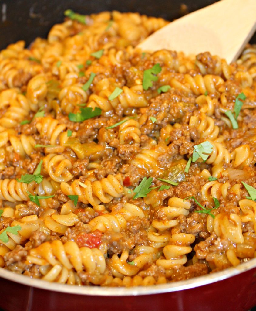 Cheesy Taco Pasta