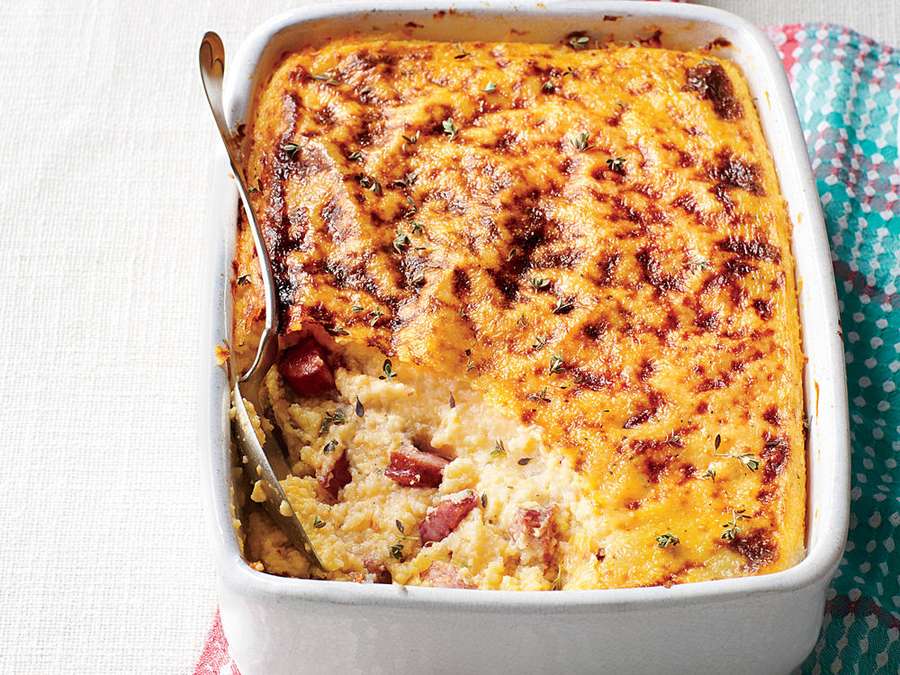 Smoky Sausage and Grits Casserole