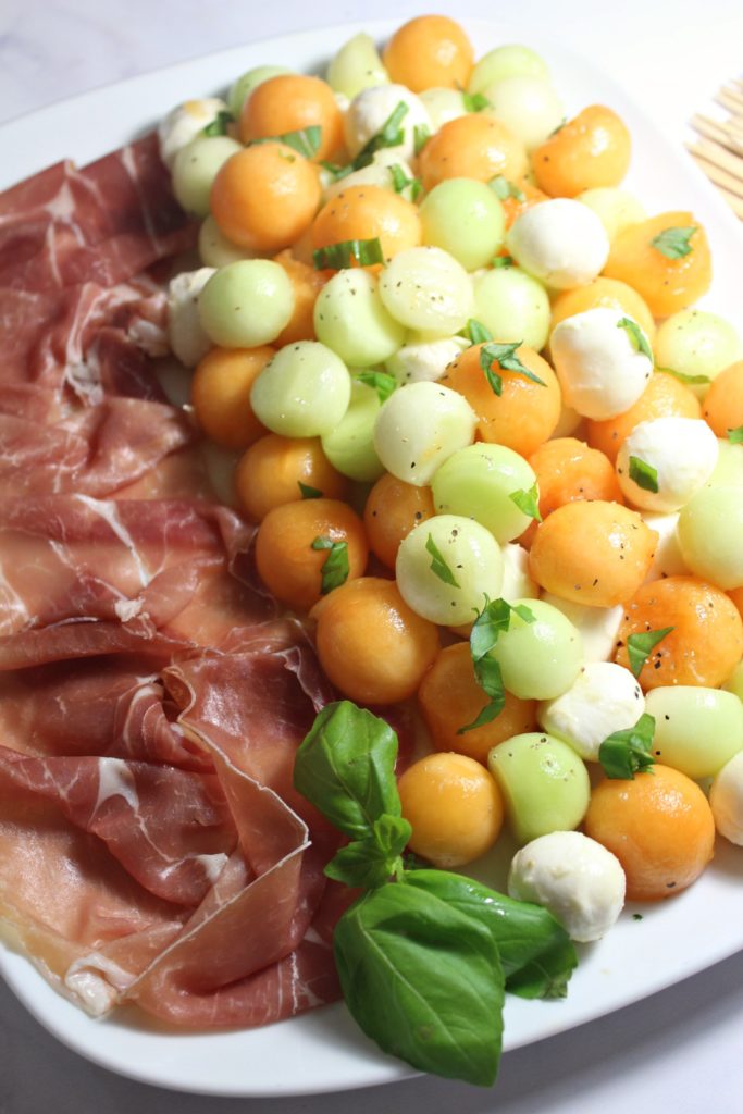 Melon Ball Prosciutto Salad