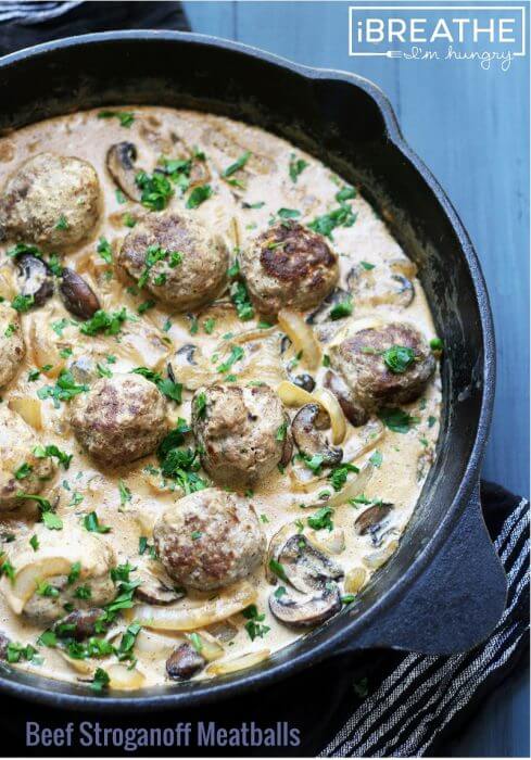 low-carb-beef-stroganoff-meatballs