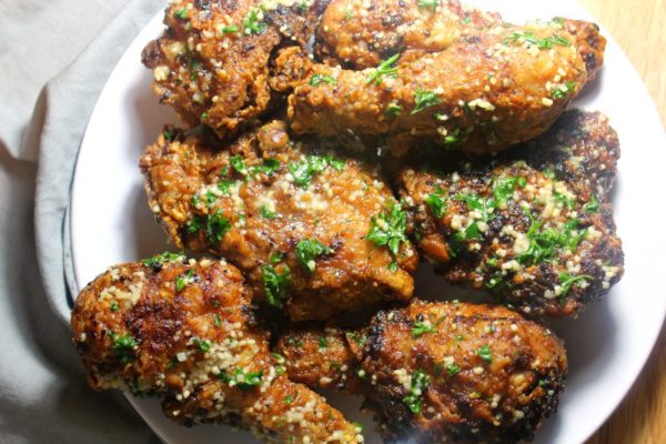 Garlic Fried Chicken - Featured