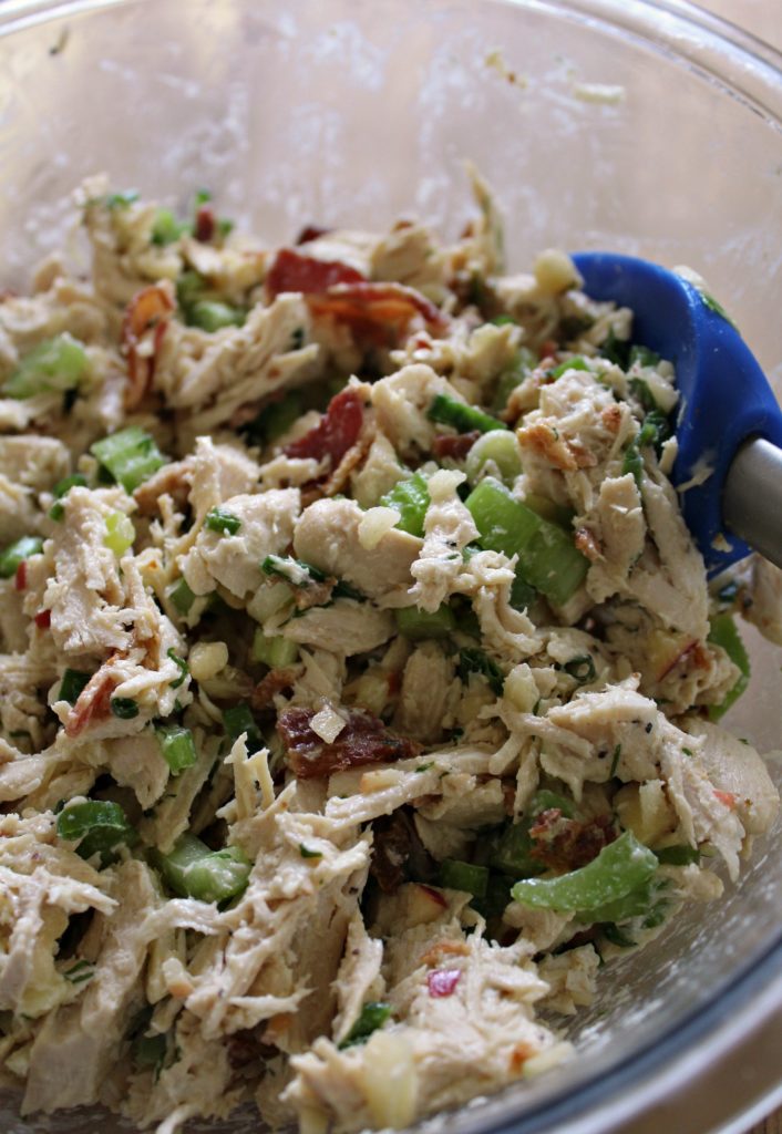 Chicken Salad Bowl with Bacon