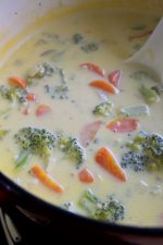 Easy Broccoli Cheese Soup - Forks 'n' Flip Flops