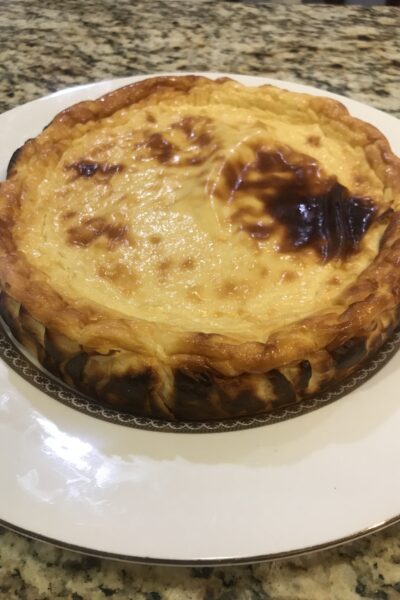 Low Carb Basque Cheesecake